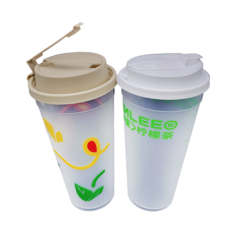 PP Plastic Milk Cup In Mold Label