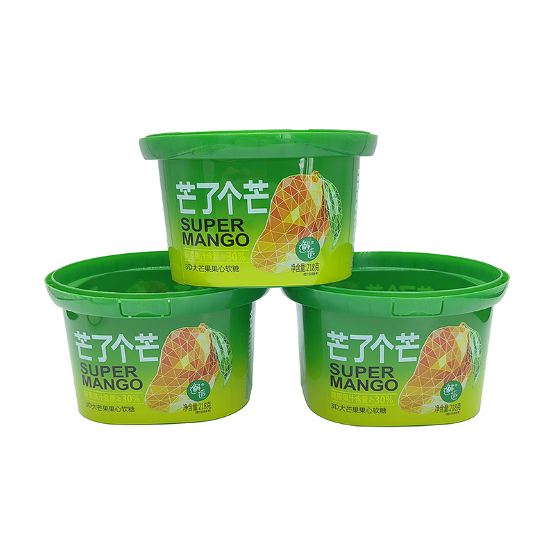 PP IML plastik kare dondurma kovası