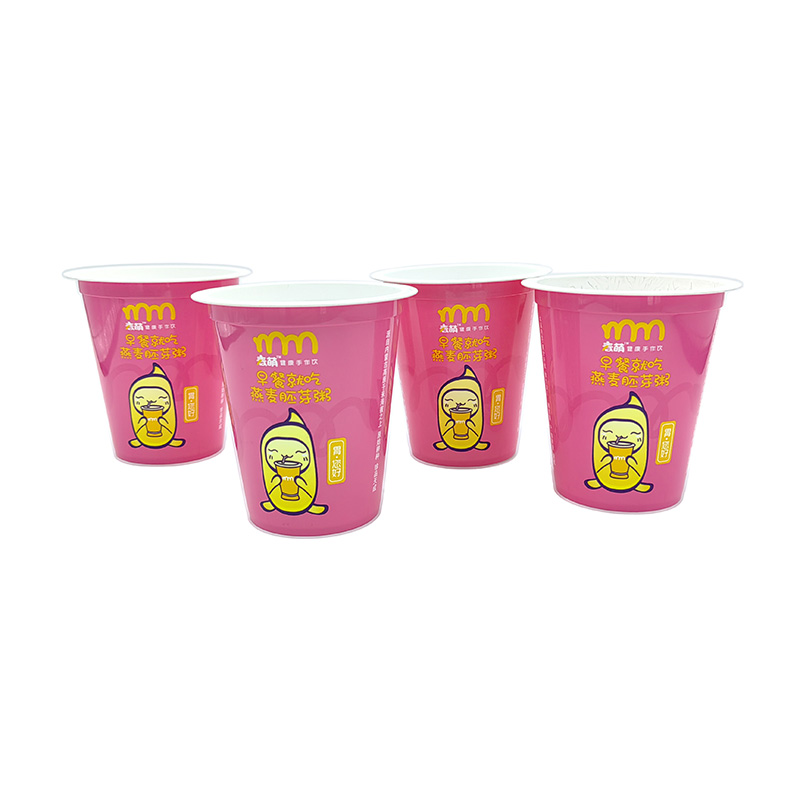 Pp plastik paket servisi olan yoğurt fincan